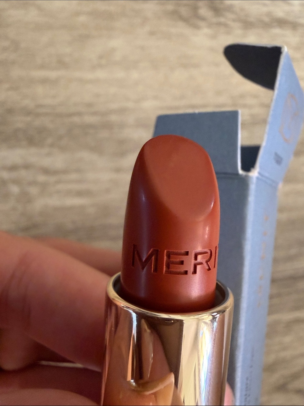 Merit Signature Lipstick — Tiger (Warm Terracotta Brown) - Picture 2 of 3